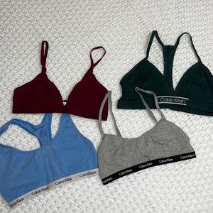 4 Calvin Klein lounge bras for $20!!